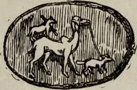 An illustration from Histoire de la caricature antique (1867)