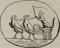 An illustration from Histoire de la caricature antique (1867)