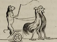 An illustration from Histoire de la caricature antique (1867)