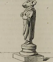 An illustration from Histoire de la caricature antique (1867)