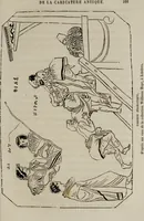 An illustration from Histoire de la caricature antique (1867)