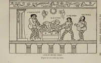An illustration from Histoire de la caricature antique (1867)