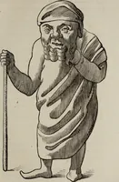 An illustration from Histoire de la caricature antique (1867)