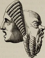 An illustration from Histoire de la caricature antique (1867)
