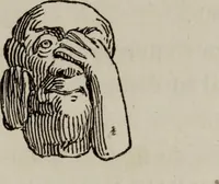 An illustration from Histoire de la caricature antique (1867)