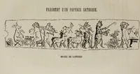 An illustration from Histoire de la caricature antique (1867)