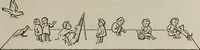 An illustration from Histoire de la caricature antique (1867)