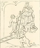 An illustration from Histoire de la caricature et du grotesque dans la littérature et dans l'art (1875)