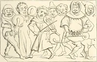 An illustration from Histoire de la caricature et du grotesque dans la littérature et dans l'art (1875)