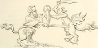 An illustration from Histoire de la caricature et du grotesque dans la littérature et dans l'art (1875)