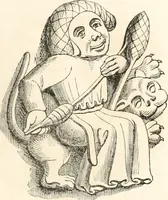 An illustration from Histoire de la caricature et du grotesque dans la littérature et dans l'art (1875)