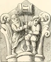 An illustration from Histoire de la caricature et du grotesque dans la littérature et dans l'art (1875)