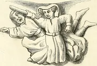 An illustration from Histoire de la caricature et du grotesque dans la littérature et dans l'art (1875)