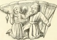 An illustration from Histoire de la caricature et du grotesque dans la littérature et dans l'art (1875)