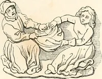 An illustration from Histoire de la caricature et du grotesque dans la littérature et dans l'art (1875)