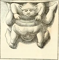 An illustration from Histoire de la caricature et du grotesque dans la littérature et dans l'art (1875)