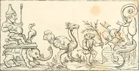 An illustration from Histoire de la caricature et du grotesque dans la littérature et dans l'art (1875)