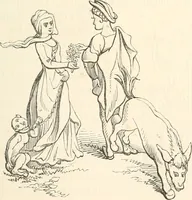 An illustration from Histoire de la caricature et du grotesque dans la littérature et dans l'art (1875)