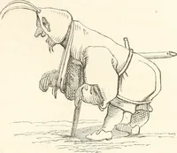 An illustration from Histoire de la caricature et du grotesque dans la littérature et dans l'art (1875)