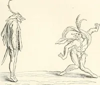 An illustration from Histoire de la caricature et du grotesque dans la littérature et dans l'art (1875)
