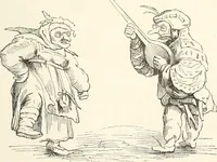 An illustration from Histoire de la caricature et du grotesque dans la littérature et dans l'art (1875)