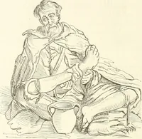 An illustration from Histoire de la caricature et du grotesque dans la littérature et dans l'art (1875)