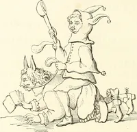 An illustration from Histoire de la caricature et du grotesque dans la littérature et dans l'art (1875)