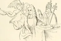 An illustration from Histoire de la caricature et du grotesque dans la littérature et dans l'art (1875)