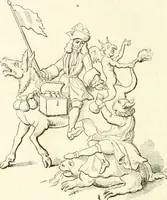 An illustration from Histoire de la caricature et du grotesque dans la littérature et dans l'art (1875)