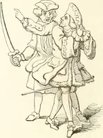 An illustration from Histoire de la caricature et du grotesque dans la littérature et dans l'art (1875)