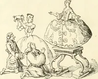 An illustration from Histoire de la caricature et du grotesque dans la littérature et dans l'art (1875)
