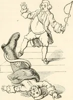 An illustration from Histoire de la caricature et du grotesque dans la littérature et dans l'art (1875)