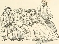 An illustration from Histoire de la caricature et du grotesque dans la littérature et dans l'art (1875)