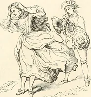 An illustration from Histoire de la caricature et du grotesque dans la littérature et dans l'art (1875)
