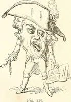 An illustration from Histoire de la caricature et du grotesque dans la littérature et dans l'art (1875)