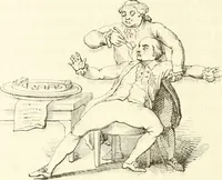 An illustration from Histoire de la caricature et du grotesque dans la littérature et dans l'art (1875)