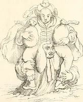 An illustration from Histoire de la caricature et du grotesque dans la littérature et dans l'art (1875)