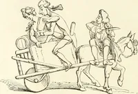 An illustration from Histoire de la caricature et du grotesque dans la littérature et dans l'art (1875)