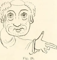 An illustration from Histoire de la caricature et du grotesque dans la littérature et dans l'art (1875)