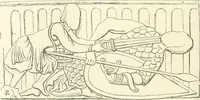 An illustration from Histoire de la caricature et du grotesque dans la littérature et dans l'art (1875)