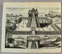 An illustration from Histoire de la conquête du Mexique, ou de la Nouvelle Espagne. (1691)