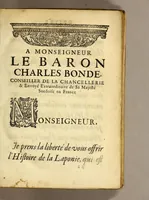 An illustration from Histoire de la Laponie, : sa description, l'origine, les moeurs, la maniere de vivre de ses habitans, leur religion, leur magie, & les choses rares du païs. Avec plusieurs additions & augmentations fort curieuses, qui jusques-icy n'ont pas esté imprimées. (1678)