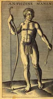 An illustration from Histoire de la mission des peres capucins en l'isle de Maragnan et terres circonuoisines ov est traicte des singularitez admirables & des meurs merueilleuses des indiens habitans de ce pais auec les missiues et aduis qui ont este enuoyez de nouueau (1614)
