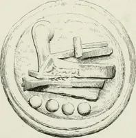An illustration from Histoire de la monnaie romaine. Traduite de l'allemand par le duc de Blacas (1865)