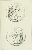 An illustration from Histoire de la monnaie romaine. Traduite de l'allemand par le duc de Blacas (1865)