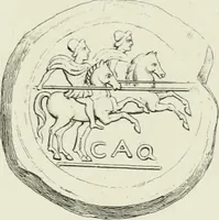 An illustration from Histoire de la monnaie romaine. Traduite de l'allemand par le duc de Blacas (1865)