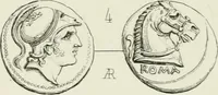 An illustration from Histoire de la monnaie romaine. Traduite de l'allemand par le duc de Blacas (1865)