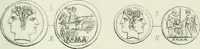 An illustration from Histoire de la monnaie romaine. Traduite de l'allemand par le duc de Blacas (1865)