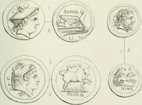 Picture 30 of 76 from Histoire de la monnaie romaine. Traduite de l'allemand par le duc de Blacas (1865), leaf 212