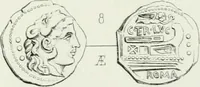An illustration from Histoire de la monnaie romaine. Traduite de l'allemand par le duc de Blacas (1865)